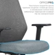 Крісло офісне OfficePro Fusion OC577G Gray - зображення 10
