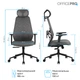 Крісло офісне OfficePro Fusion OC577G Gray - зображення 14