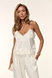 Майка сатинова з мереживом TP005 2605245782110 L/XL Молочний - изображение 4