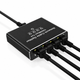 RJ45 разветвитель MZX 1x4 1000Mbps черный сетевой LAN адаптер сплиттер для интернет-кабелей Cat5e Cat6 Cat7 Cat8 - изображение 6