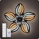 Люстра светодиодная 517 Light 3color с пультом 120Вт Хром (01452) - изображение 12