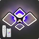 Люстра светодиодная 517 Dlight 3color с пультом 100Вт Черный (01570) - изображение 6