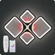 Люстра светодиодная 517 Dlight 3color с пультом 100Вт Черный (01570) - изображение 11