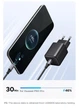 Сетевое зарядное устройство UGREEN X514 USB-C/USB-A 20W QC3.0 PD3.0 GaN Fast Charger Black (65737) - изображение 10
