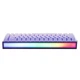 Магнитная клавиатура AULA HERO 68 HE Purple Contours, размер 65%, Hall Effect, Rapid Trigger, 8000 Гц опроса, RGB подсветки - изображение 6