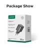 Мережевий зарядний пристрій UGREEN X517 USB-C PD3.0 25W GaN Fast Charger Black (65736) - зображення 10