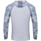 Реглан Favorite Hooded Jersey Universal XXXL sun protect Light grey - изображение 2