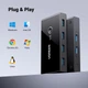 Сплиттер UGREEN US216 USB Switch 2PC 2 in 4 out USB 3.0 Black (30768) - изображение 8