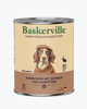 Влажный корм для собак Baskerville кролик с вермишелью и морковью суперпремиум полнорационный 800 г. - изображение 1