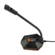 Мікрофон провідний настільний ігровий MeeTion MT-MC13 RGB, USB Black - изображение 2