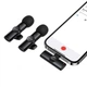 Бездротовий мікрофон BOROFONE BFK16A Wireless Microphone Lightning 2 мікрофона Black - изображение 6