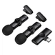 Бездротовий мікрофон BOROFONE BFK16A Wireless Microphone Type-C 2 мікрофона Black - изображение 4