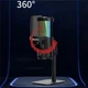 Мікрофон провідний настільний Jmary MC-PW13 Zero Latency Monitor Mic RGB Black - изображение 2
