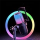 Мікрофон провідний настільний Onikuma M730 microphone RGB Type-C 2m Black - изображение 9
