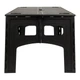 Стіл туристичний складаний Tribe Camp Table Low 70х44х40 см чорний — компактний, для кемпінгу та пікніка T-EF-0003 - зображення 4