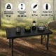 Стол туристический складной Tribe Camp Table Alu 86х42х68 см — компактный, для кемпинга и пикника T-EC-0005 - изображение 1