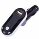 FM-трансмиттер Bluetooth для автомобиля с пультом 2 USB порта поддержка MicroSD 12-24V CM i9 черный - изображение 1