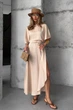 Платье Jadone Fashion Роуз XS бежевое - изображение 1