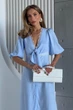 Платье Jadone Fashion Лавита XS голубое - изображение 7