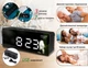 Часы-будильник Adler AD 1189 LED, термометр, USB, черный - изображение 7