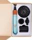 Фен-стайлер Super Hairdryer 1600 Вт Профессиональный мультистайлер для укладки и сушки волос с ионизацией, 4 насадками и 3 режимами температуры и скорости Многофункциональный стайлер для дома и салона Голубой - изображение 7