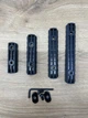 Комплект з чотирьох планок M-LOK чорні HDSYR_1200 - изображение 4