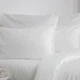 Комплект постільної білизни ТЕП "СТРАЙП САТИН PREMIUM" Optical White, євро - изображение 2