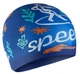 Шапка для плавання Speedo SLOGAN PRT CAP JU/JF/JM Синій Onesize (8-0838616700) - изображение 1