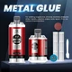 Високоміцний двокомпонентний клей UJ Metal Glue для металу, пластику та кераміки: термостійка ремонтна маса AB, 90 г. - изображение 4