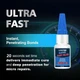 Універсальний суперклей Lootiie Super Fast Glue: миттєва фіксація, висока міцність, 20г + насадка для точного нанесення. - изображение 9
