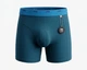 Мужские трусы анатомические боксеры с удлиненным фасоном UNDY men boxer 1 шт, размер M, цвет сине-зеленый - изображение 1
