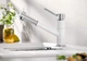 Смеситель кухонный BLANCO KANO HD silgranit белый хром - изображение 2