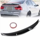 Спойлер стиль M4 для BMW 3 series E90 2005-2012 ABS пластик, чорний глянець - зображення 5
