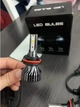 LED лампа Tech H8 H11 H9 h16 трикольорова світлодіодна з вузким діодом біле-жовте правильний пучок світла 1шт - зображення 9