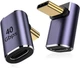 Кутовий OTG адаптер перехідник USB Type-C M/F (USB 4.0, 40Gbps) Metal Style-5 (48585) - зображення 3