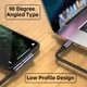 Кутовий перехідник USB Type-C (M/F) 8K PD100W 40Gbps Smart Chip Metal (485840) - зображення 5