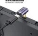 Кутовий OTG адаптер перехідник USB Type-C M/F (USB 4.0, 40Gbps) Metal Style-5 (48585) - зображення 6