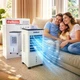 Напольный охладитель DKNS DH2025-01A 10 л/3800 Вт Охлаждение • Увлажнение • Вентиляция - изображение 2