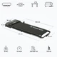Электрическая беговая дорожка для ходьбы XTREXO W100+ Walking Pad, компактная дорожка под стол для дома и офиса (6 км/ч, до 120 кг) - изображение 2