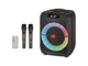 Акустическая переносная колонка ZXX-1745 60Вт 2*8" TWS/FM/USB/TF/BT/LED/ДК/2MIC - изображение 1