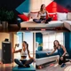 Домашняя беговая дорожка P100 Stride электрическая Walking Pad (наклон 7%), тренажер для кардио и ходьбы под рабочий стол (до 100 кг) - изображение 2