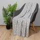 Плед Home Line Полар Звезды Серый Односпальный 130х160 см (166928 HL) - изображение 2