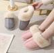 Slippers Женские домашние тапочки с мехом 38–39— тёплые, мягкие, закрытые тапочки для дома , розовые KT8003832 - изображение 4