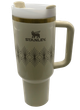 Термос термочашка Stanley Quencher H2.0 Tumbler з нержавіючої сталі Champagne Ivory Gold 1,18 л KT7001971 - зображення 1