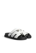 Шльопанці шкіряні жіночі Loretta 6117/White/720/C 36 Білий - зображення 2