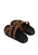 Шльопанці шкіряні жіночі Loretta 6117/Brown/720/C 36 Коричневий - изображение 4