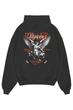 Худи оверсайз унисекс Divine Black 3XL - изображение 2