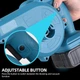 Воздуходувка аккумуляторная 2в1 24V 1300 mAh садовый пылесос для листьев пыли и снега голубая - изображение 9