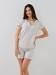 Пижама женская Nicoletta 2XL 45034 Бежевый shop (2000999576508) - изображение 1
