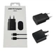 Адаптер зарядного устроства USB-C 25W PD 2в1 кабель Type-C быстрая зарядка - изображение 2